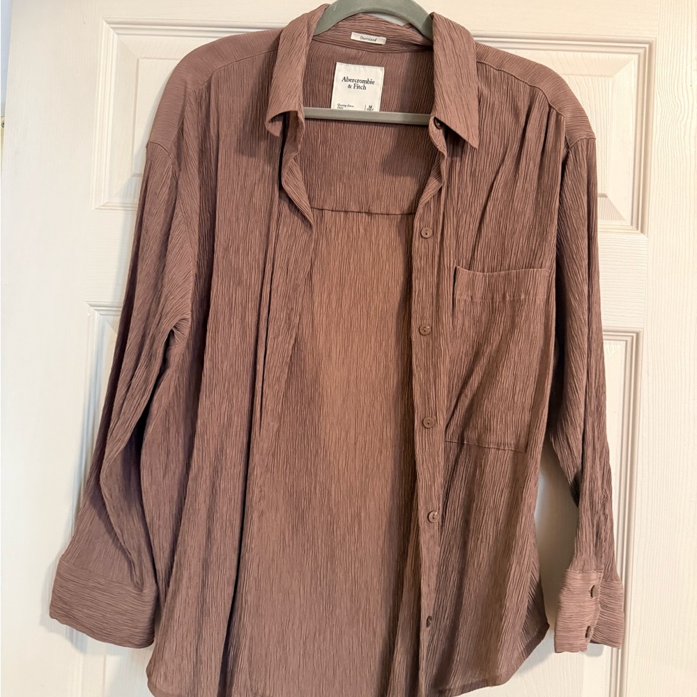 Mauve Button-Up Shirt